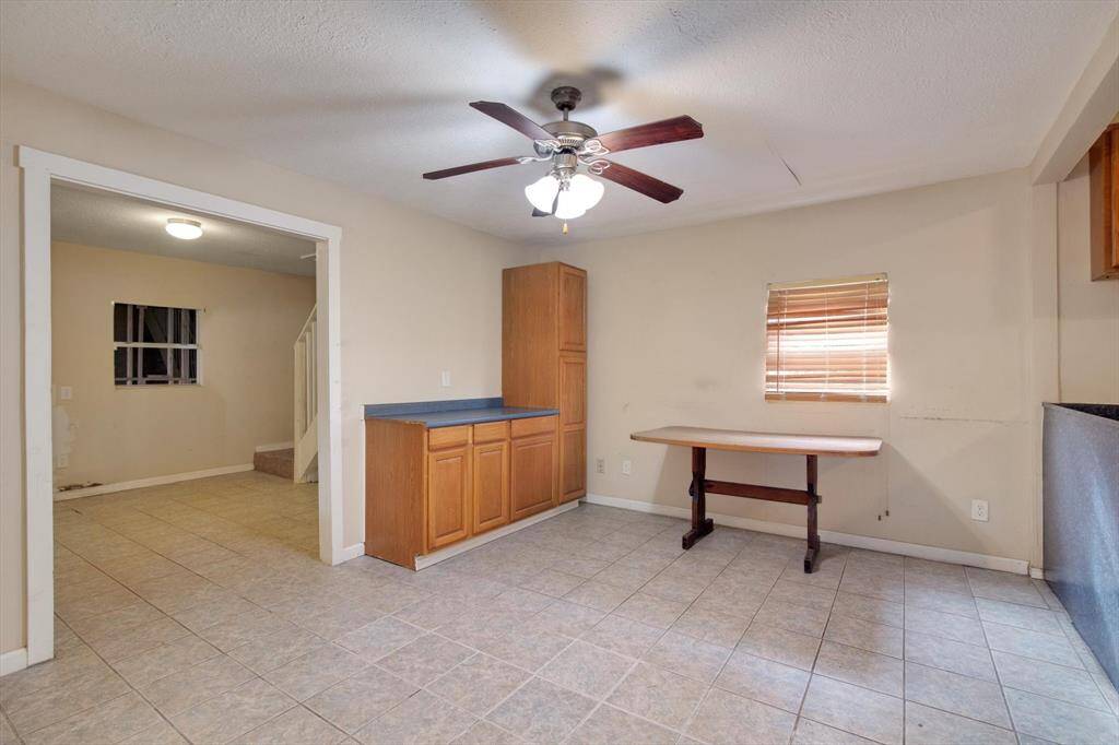 Large dining room space