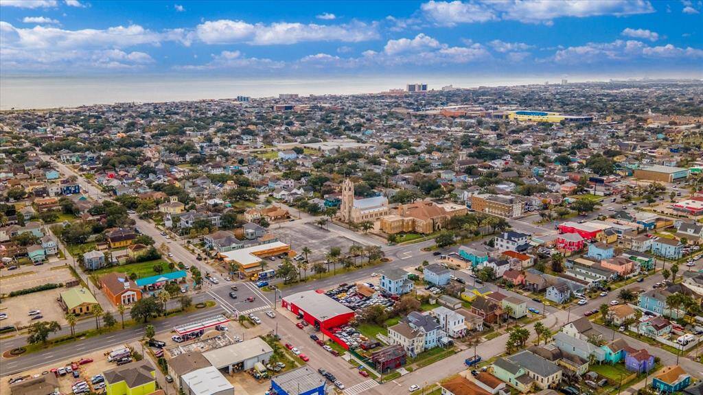Beautiful Galveston from above.