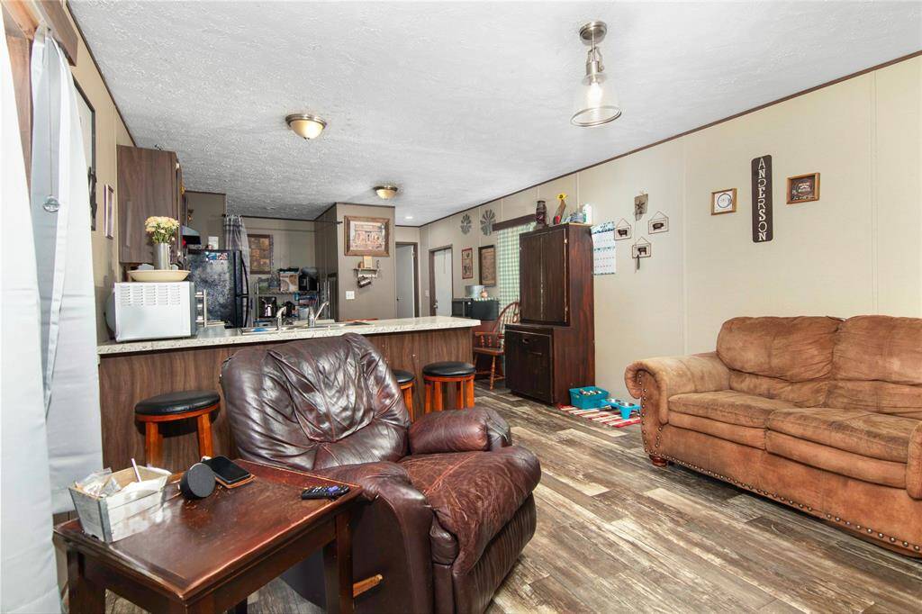 Living Area with view of Kitchen