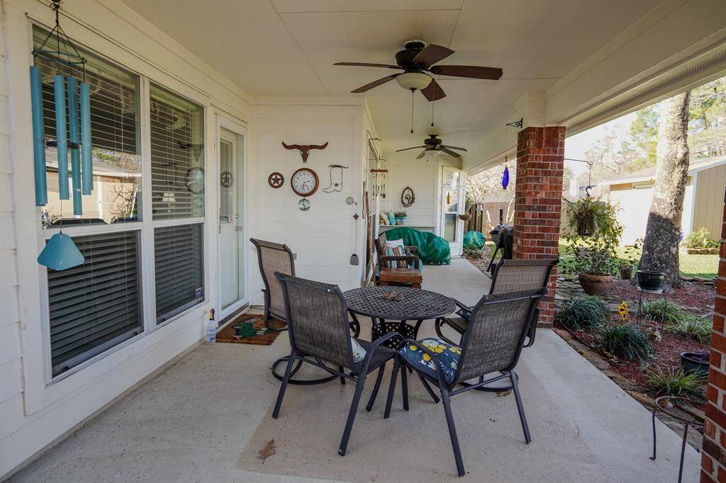 Nice big back patio