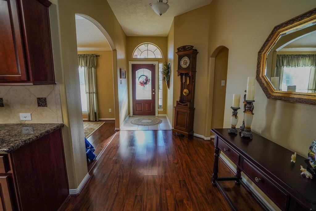 Great entry way with beautiful front door
