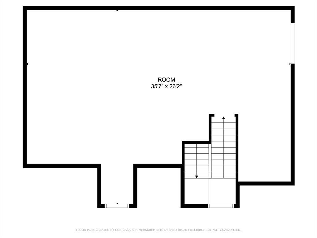Main house 2nd floor. Currently being used for climate controlled storage but can be media room, game room, hobby or art studio, large home office/study. Room size is approximate, buyer to verify if important