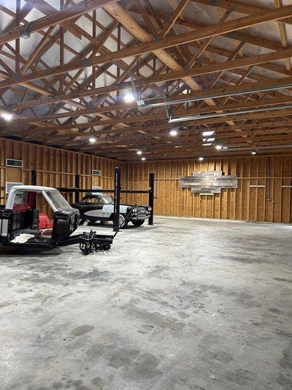Plenty of room for multiple car lifts plus work space.