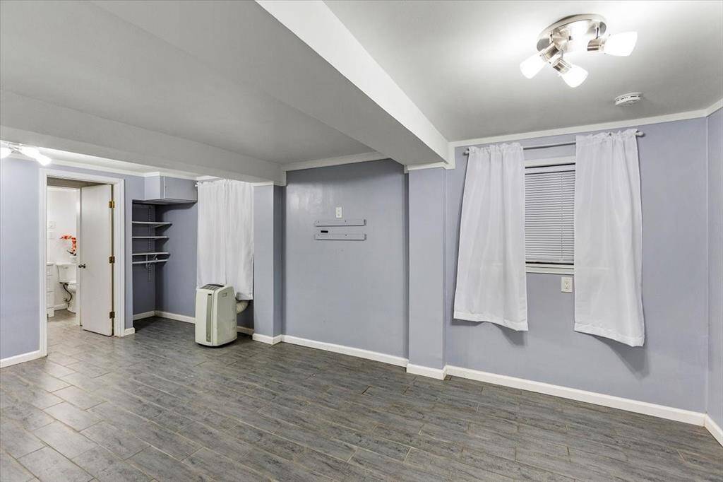Downstairs Bedroom #1 fits TWO queen beds, was originally two rooms!