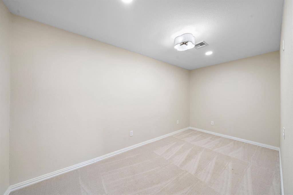 One of the closets located inside of the primary bedroom.