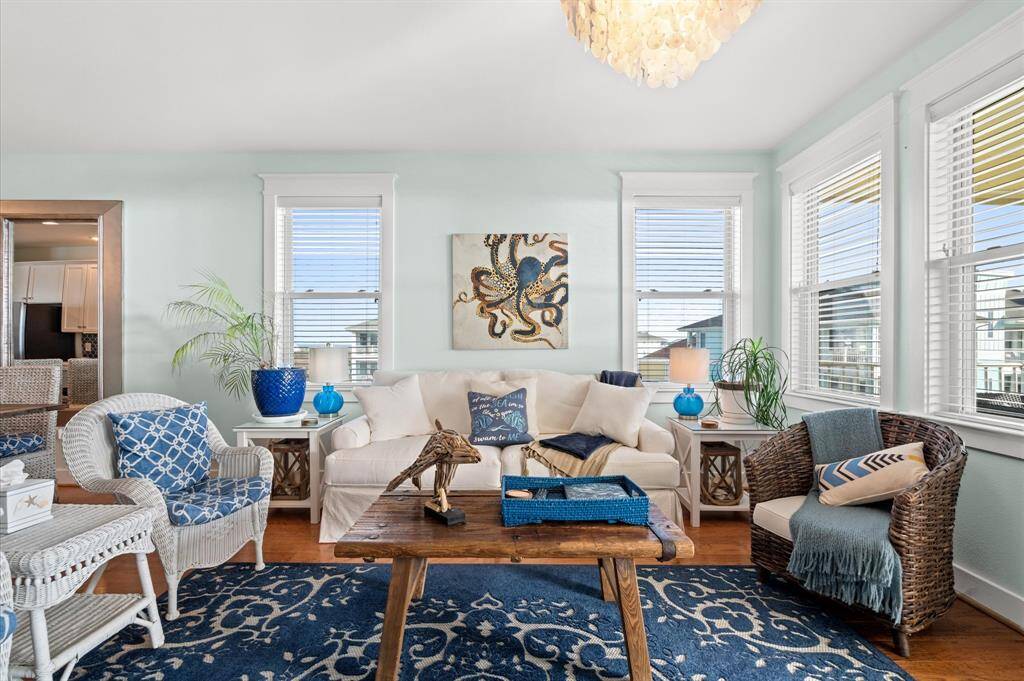 Sea Grace is magazine ready and has elevated interior design with coastal blue and white furnishings. This property is furnished to perfection and ready for rental or your family vacations at the beach!