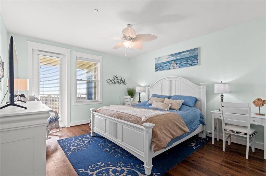 Stunning primary bedroom with en suite bathroom and VIEWS of the OCEAN from bed!