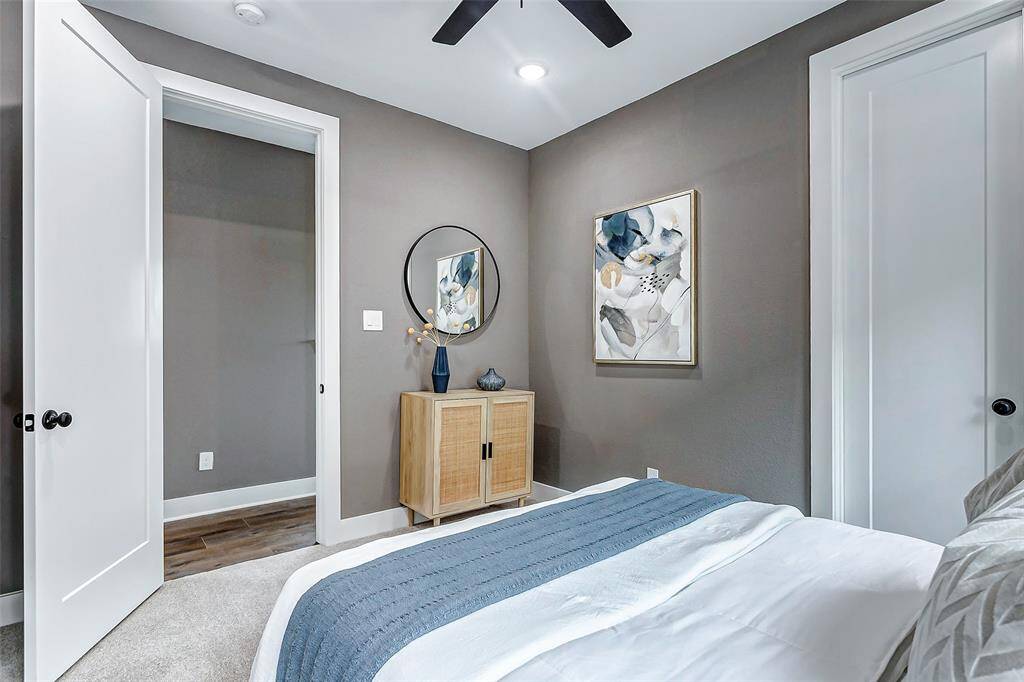 Spacious bedrooms ready for your personal touch.