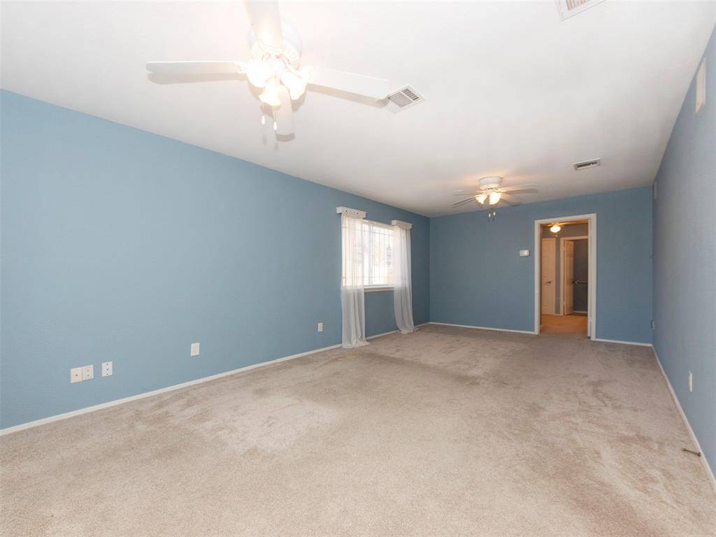 Enormous primary suite with recent paint and carpet