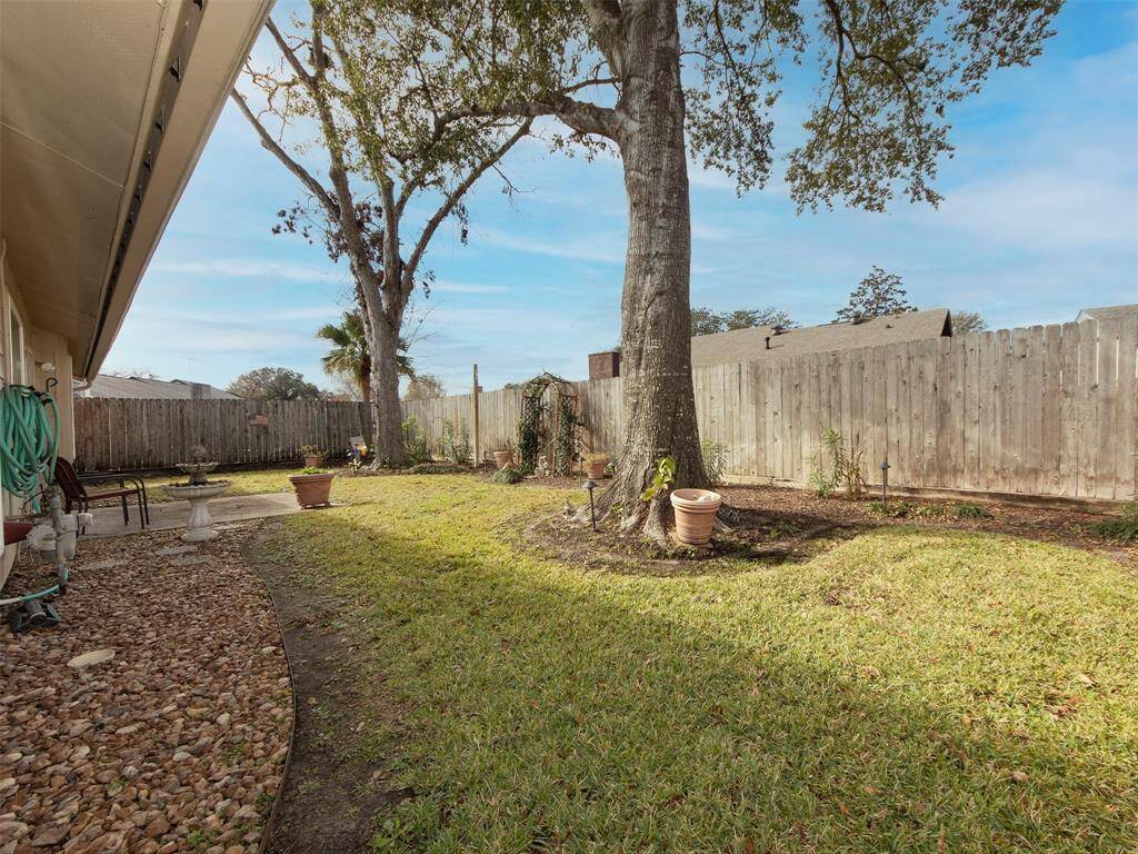 The yard and gardens are well cared for and ready for your new ideas.