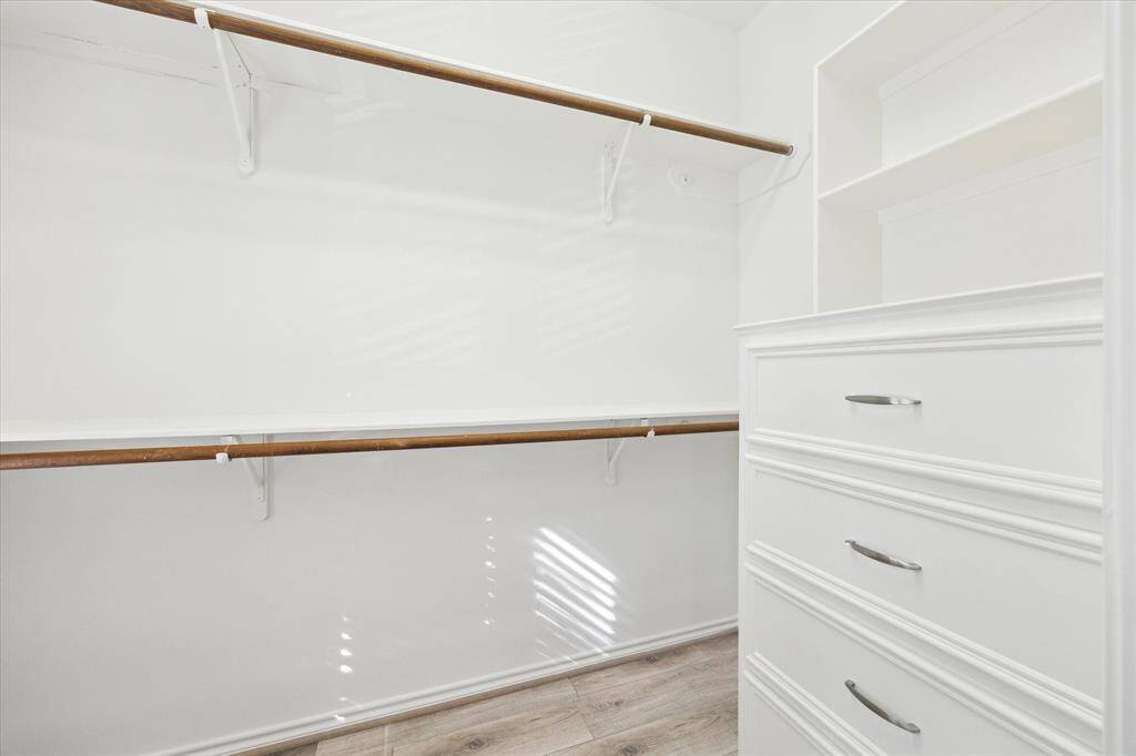Second walk-in closet for the primary bedroom.