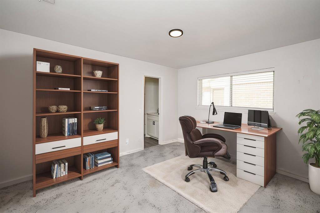 Virtually Staged: This room is SUPER flexible and could also be used as a Home Office or an additional bedroom.