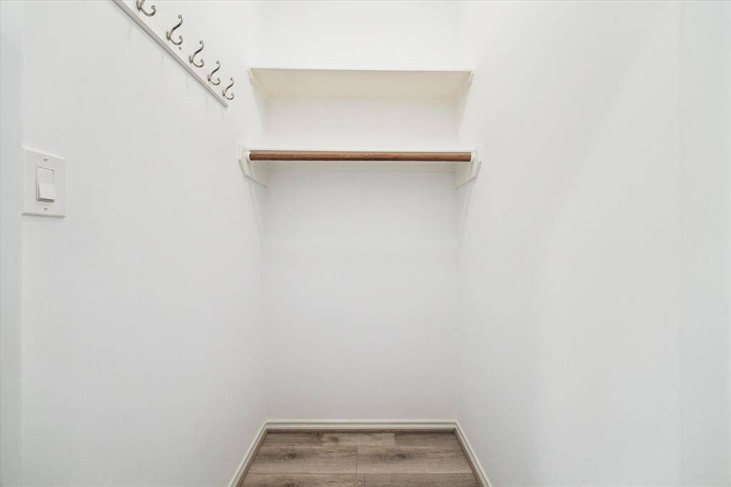 One of several extra closets on the second floor.