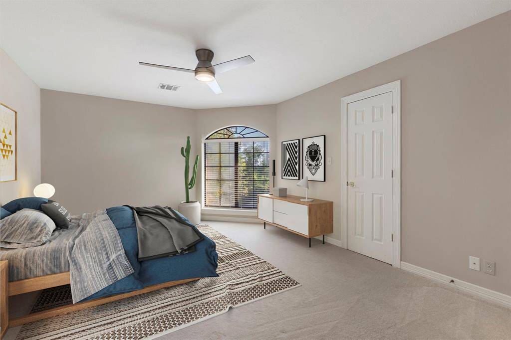Upstairs are two secondary bedrooms. (Virtually Staged)