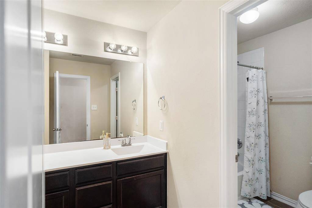 Hallway bathroom