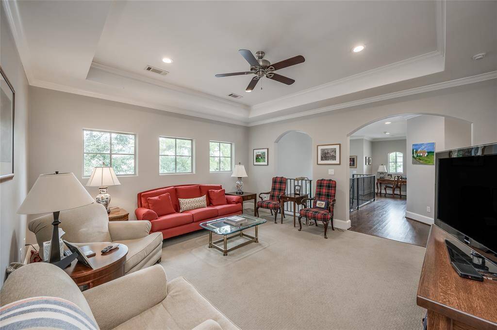 Second floor den and landing