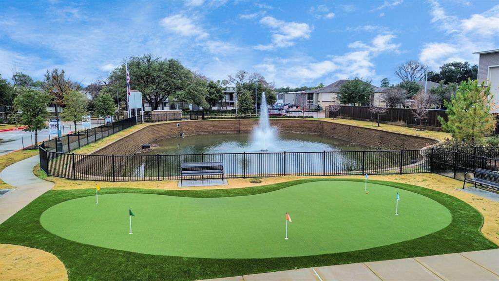 Dog park and putting green