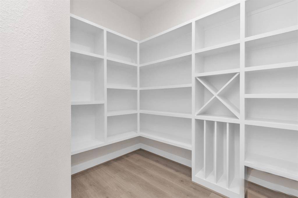 Primary closet