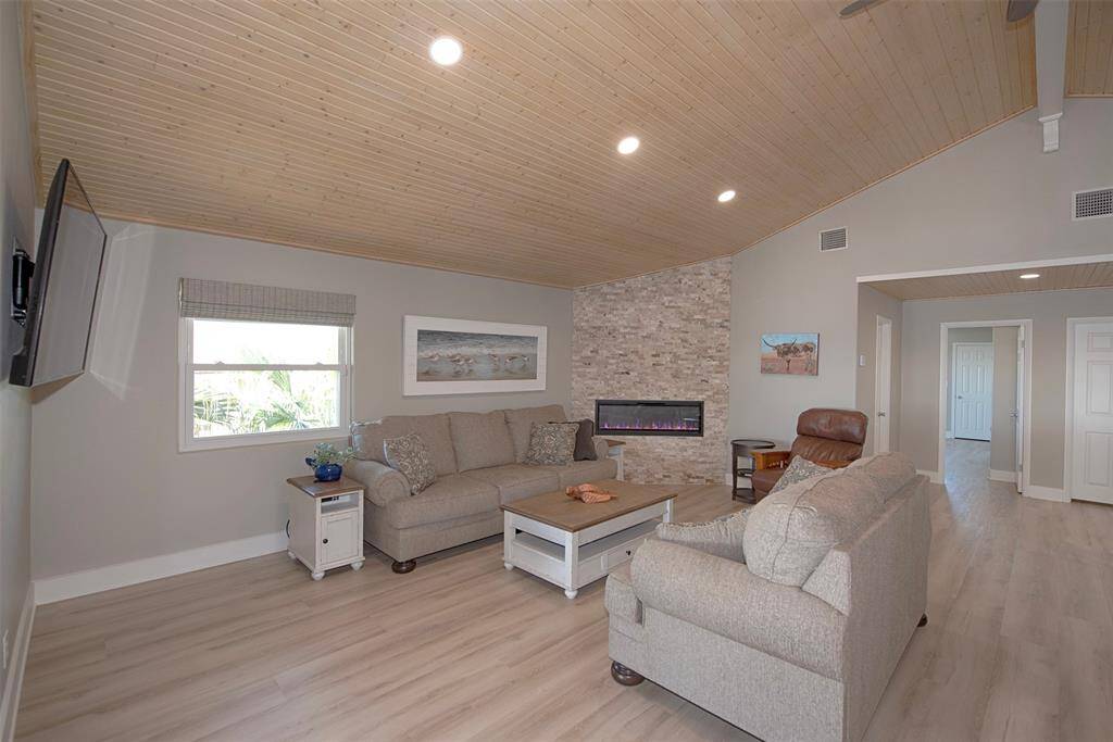 Imagine the fun relaxing in the evening with this spacious family room.