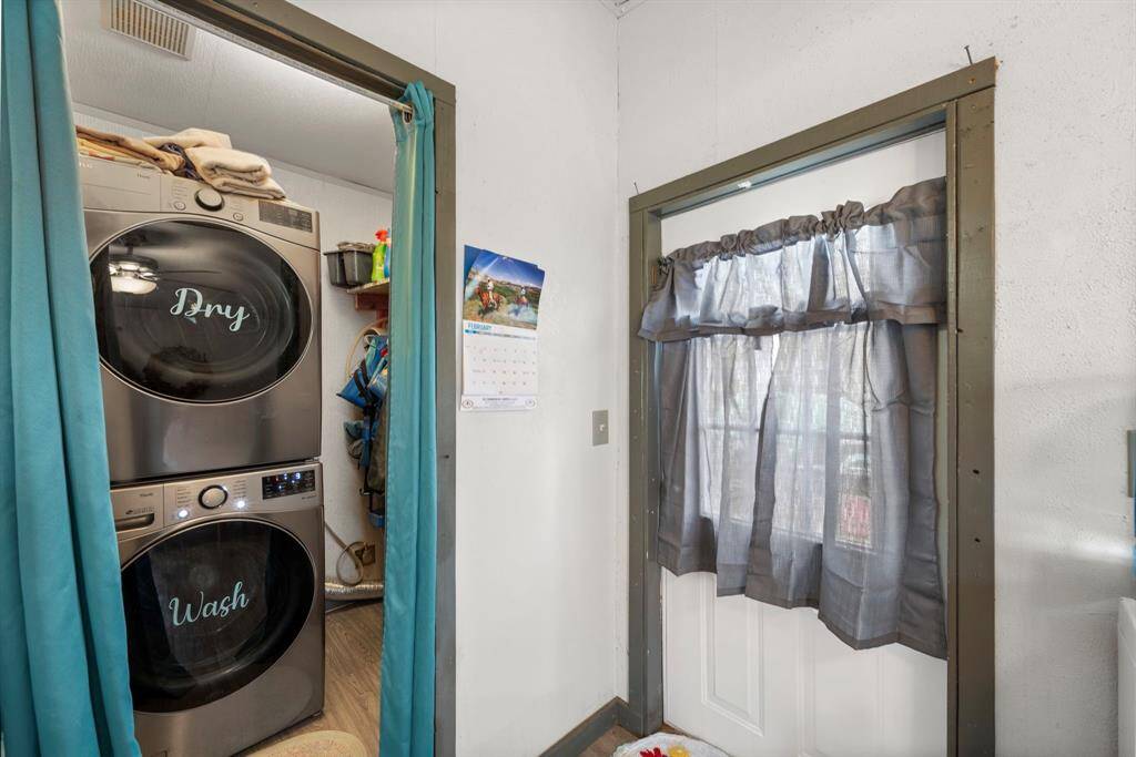 Laundry room off the breakfast room