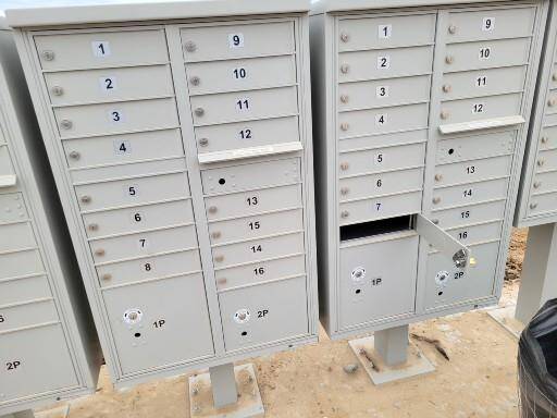 Community Mail Box Area