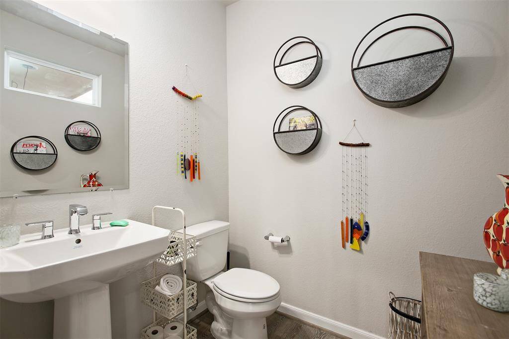 Half bath on first floor
