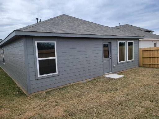 Rear View of the home