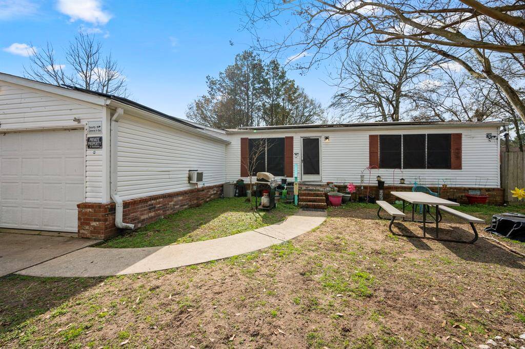 Attached two car garage