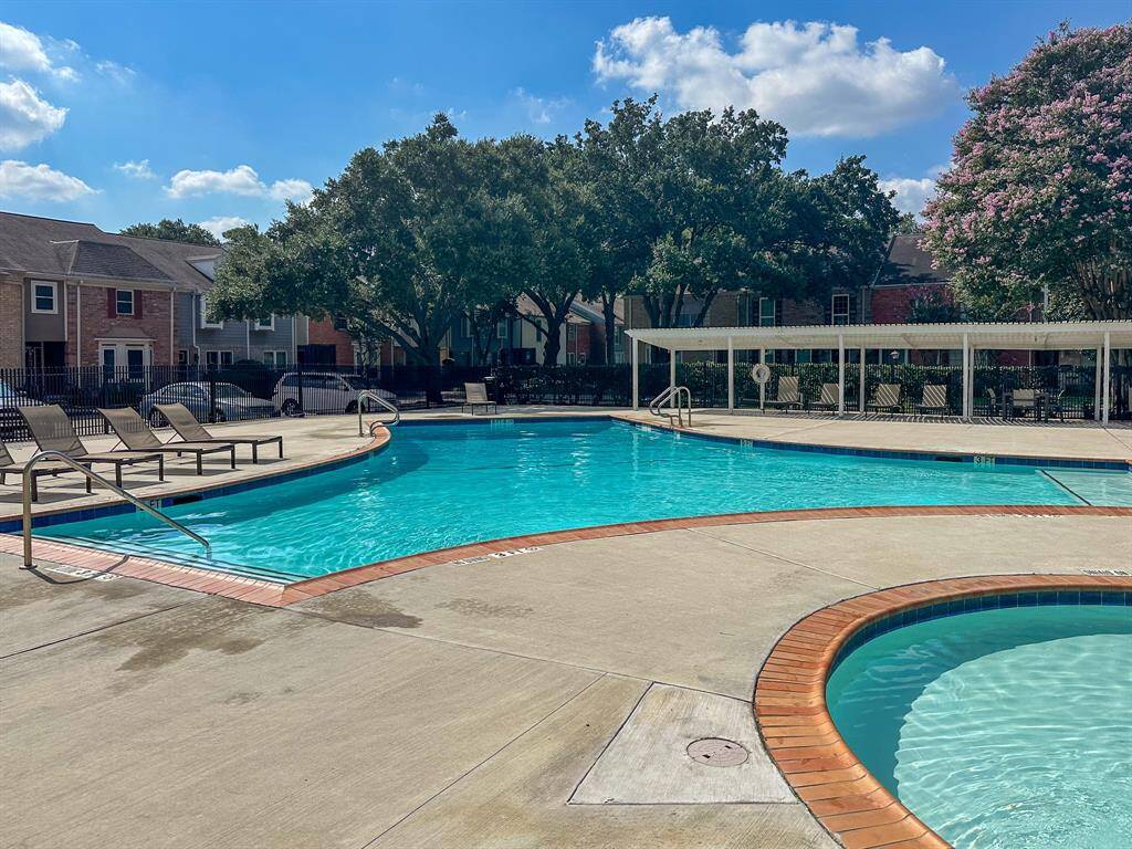 Community pool with baby pool.
