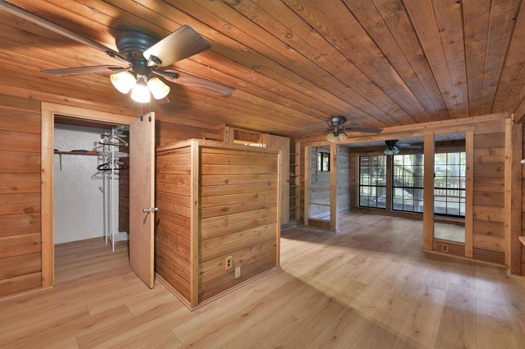 Cedar House has a cozy bedroom/study/or den area!