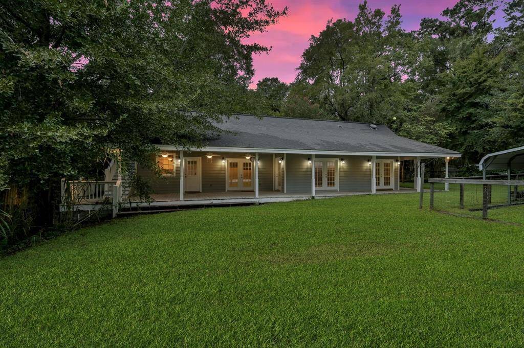 Outdoor entertaining for a fish camp or family outing.