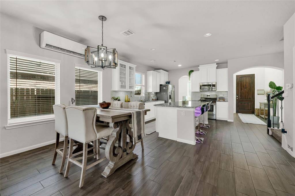 View of dining to front door