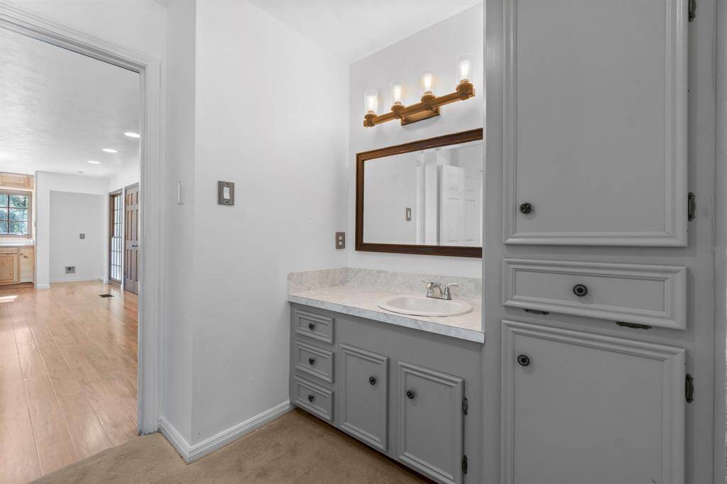 Primary bathroom off the second floor.