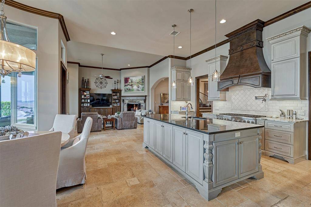 Great attention was dedicated to this space including the custom island design w/built in storage.