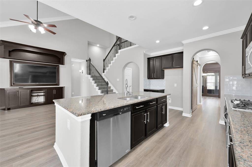 View of Kitchen/ Living Room area.