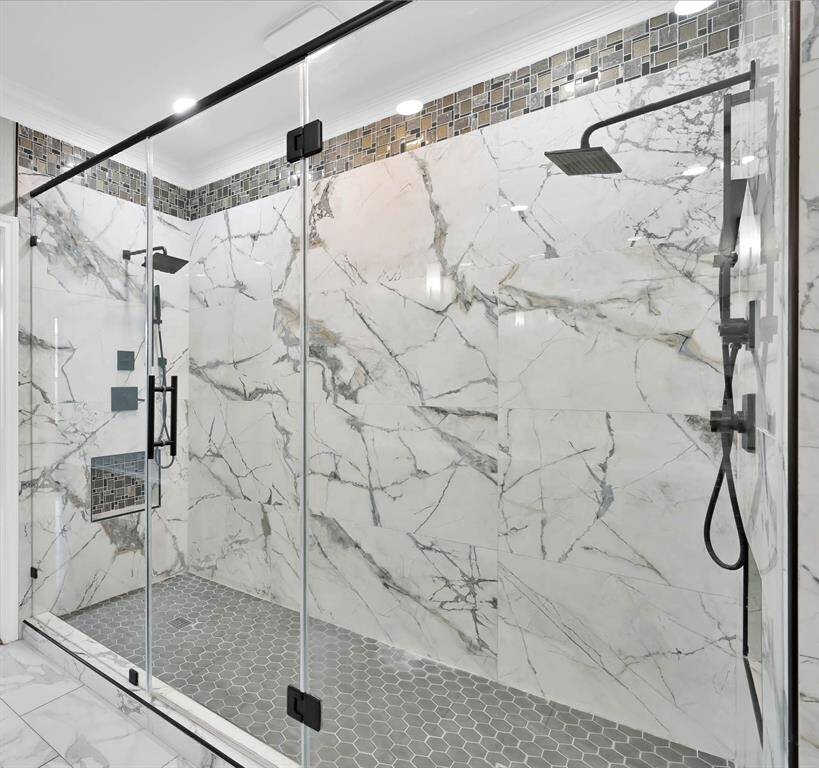 Beautiful Upgraded Master Shower.