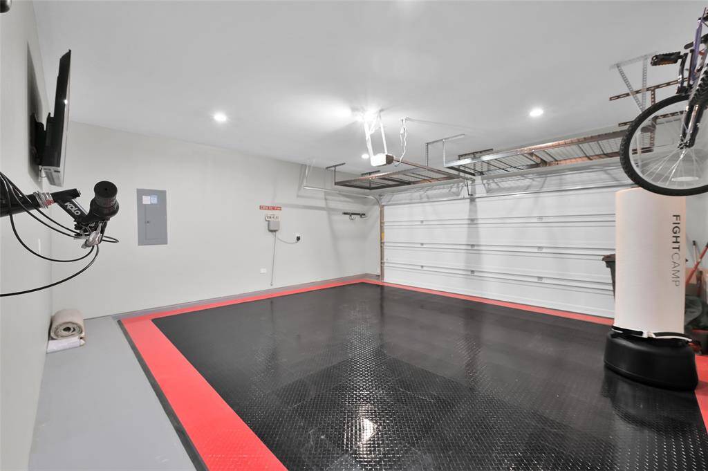 Garage w/RaceDeck Flooring.