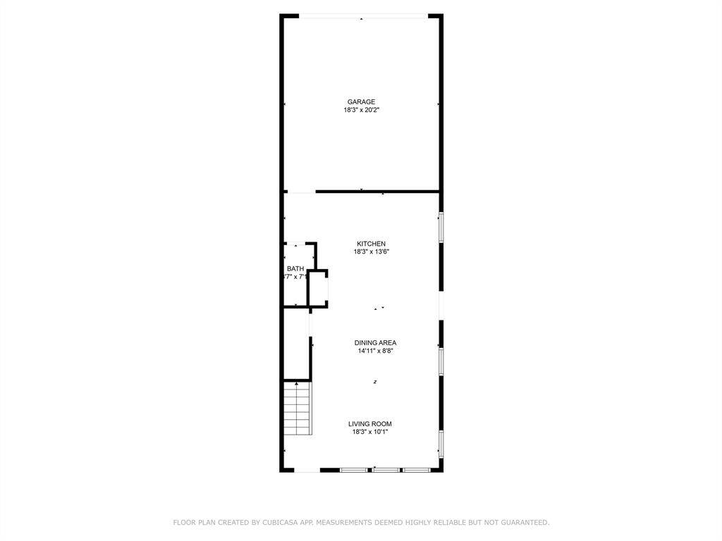 First floor, please measure to verify.