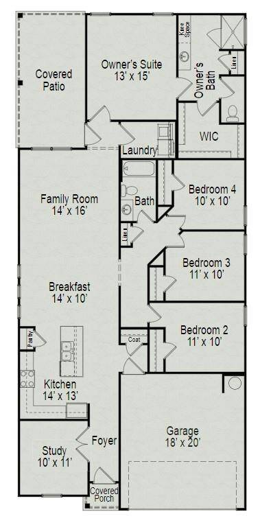 The Oakshire II Floor Plan