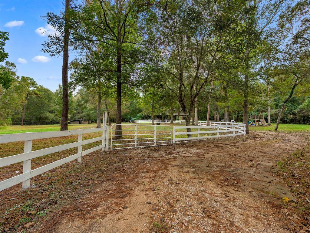 Long driveway front entrance