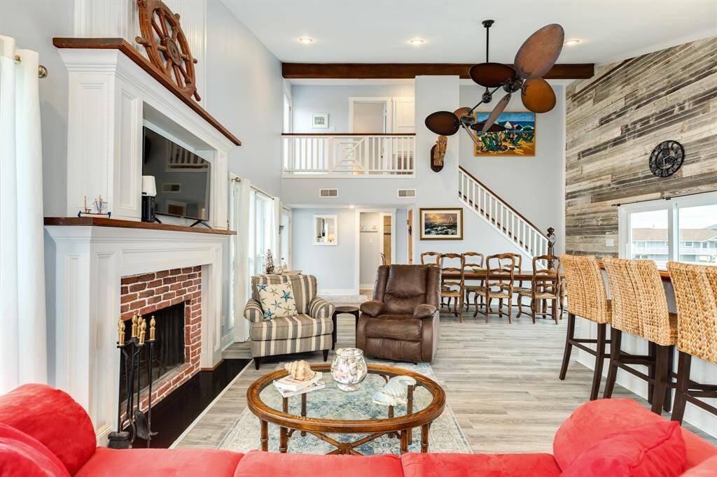 Pull up a chair and get comfortable in any number of locations throughout the main area.