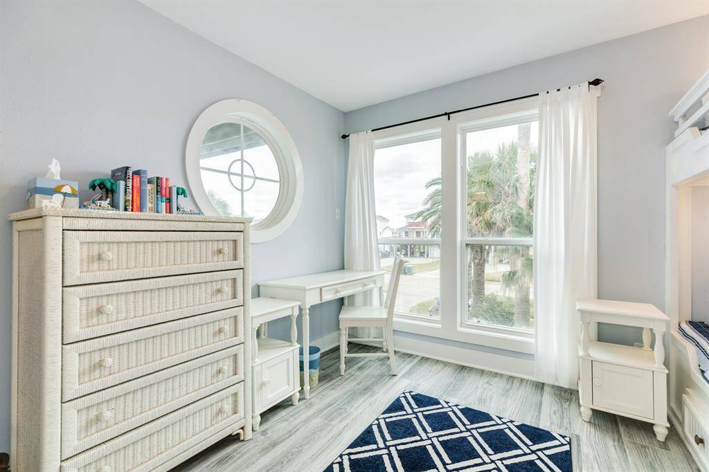 Bedroom #2 also has a small desk area, just in case you have work to do!
