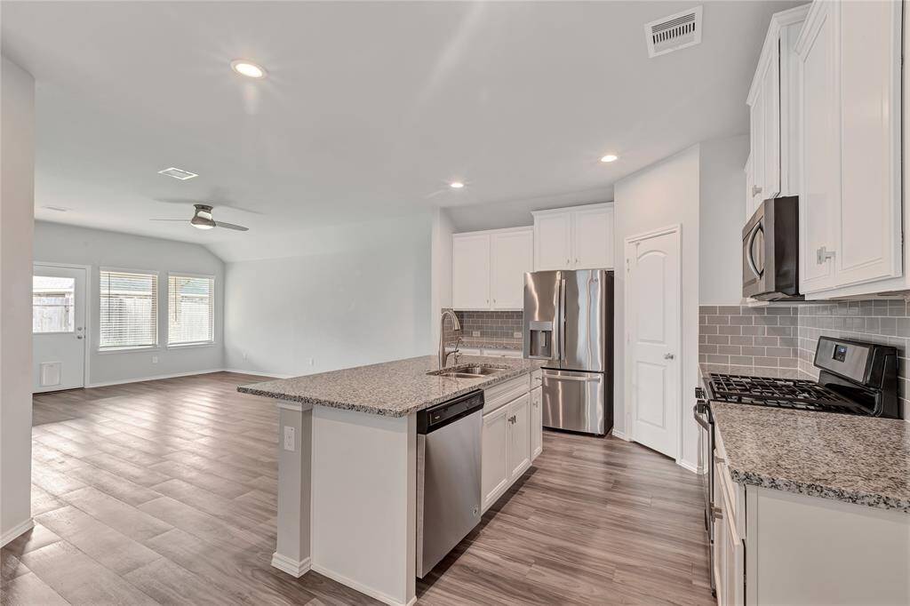 Kitchen and living room