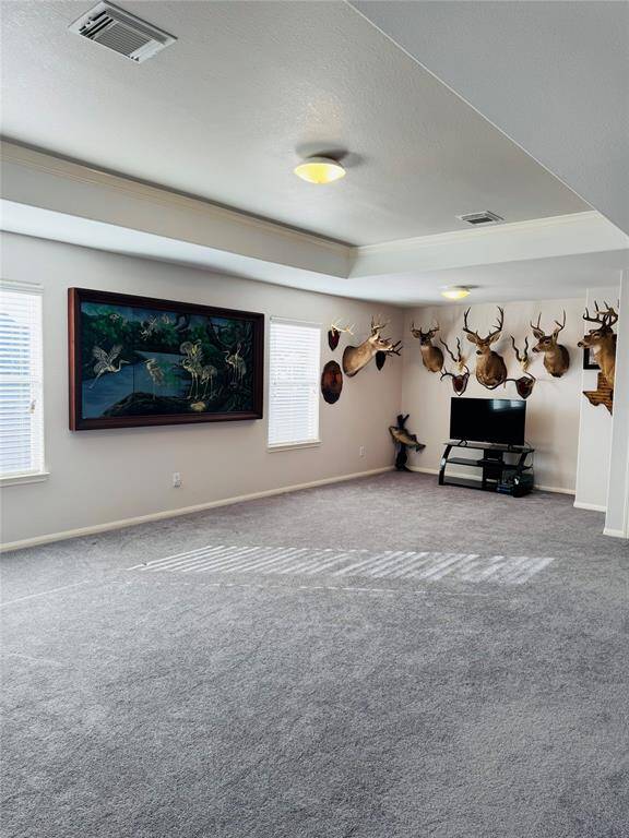 Spacious upstairs gameroom
