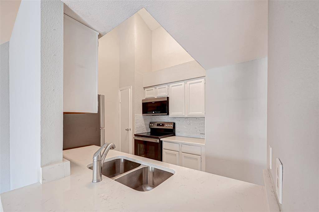 Counter depth breakfast bar.