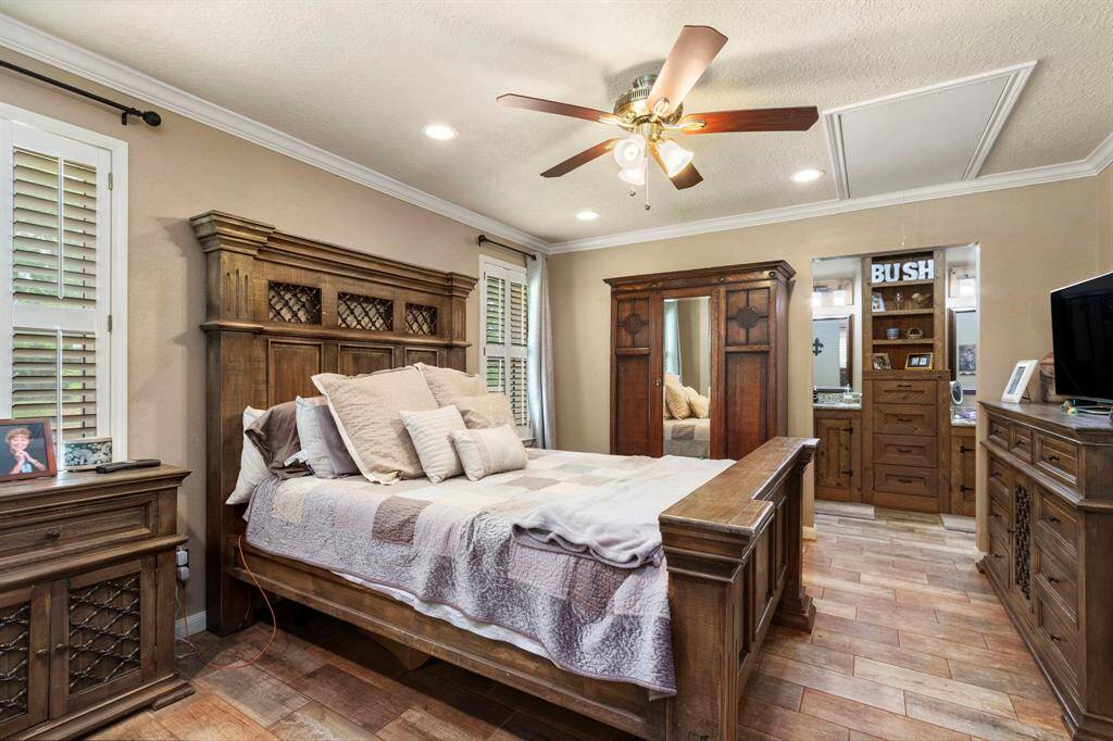 Another view of the master bedroom.