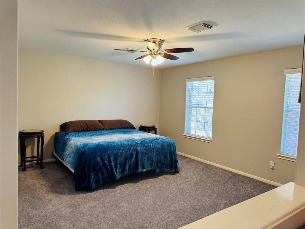 Upstairs primary bedroom area