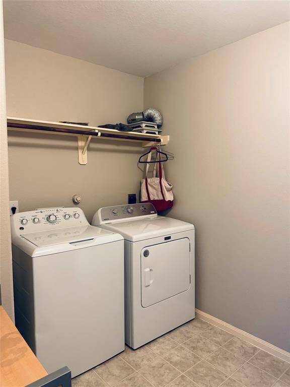 Upstairs laundry room