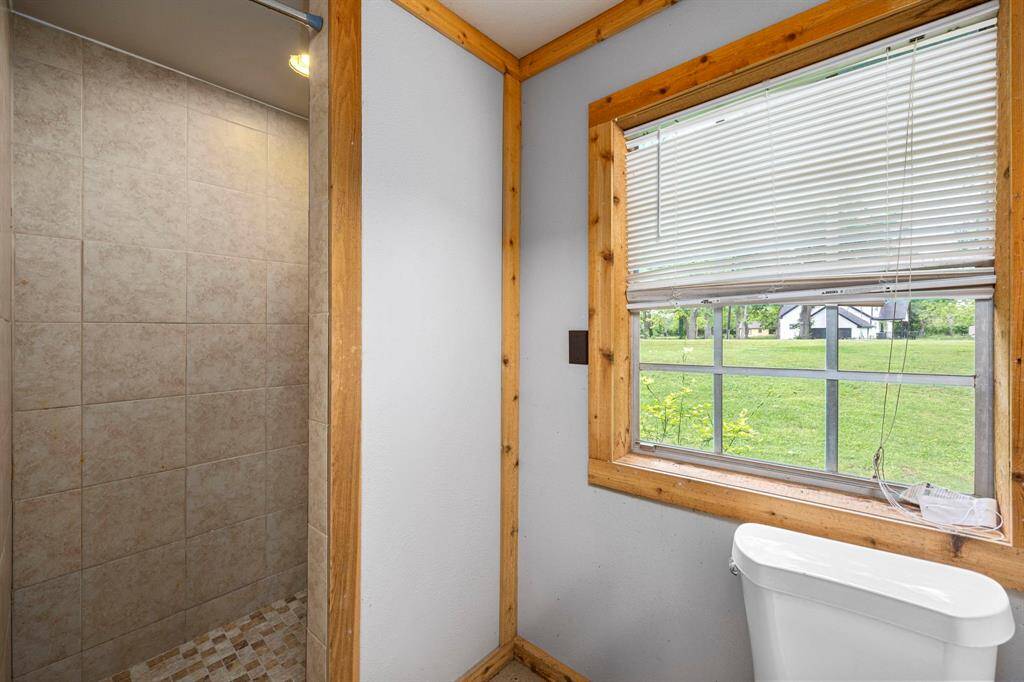 Bathroom in Garage workshop/quarters.