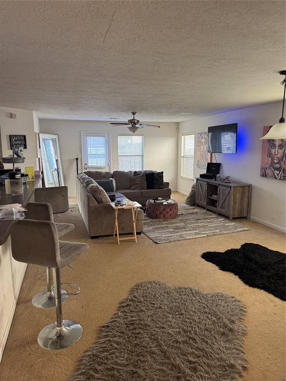 Living/dining room when home was furnished.